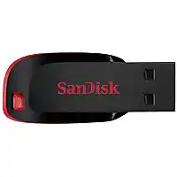 Conrad SanDisk Cruzer Blade USB-stick 16 GB Zwart SDCZ50-016G-B35 USB-A 2.0 aanbieding