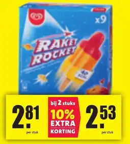 Nettorama RAKET ROCKET aanbieding