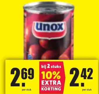 Nettorama unox aanbieding