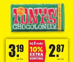 Nettorama Tonys chocolonely aanbieding