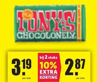 Nettorama Tonys chocolonely aanbieding