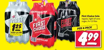 Nettorama First Choice Cola aanbieding