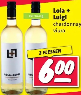 Nettorama Lola + Luigi chardonnay viura aanbieding