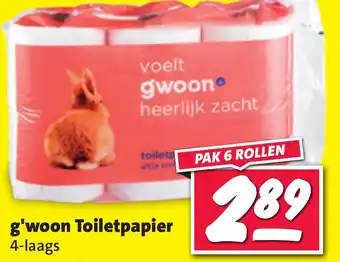 Nettorama g'woon Toiletpapier aanbieding