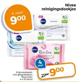 Trekpleister Nivea reinigingsdoekjes aanbieding