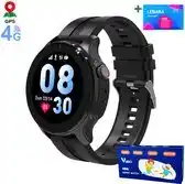 Bol.com VUBIO 4G Kinder Smartwatch L1 - GPS - Incl. SIM - Videobellen - Zwart aanbieding