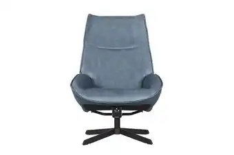 Woonsquare Malaga relaxfauteuil blauw aanbieding