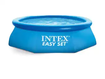 Bol.com Intex Opblaaszwembad Easy Pool Set 244 X 76 Cm Blauw excl pomp aanbieding