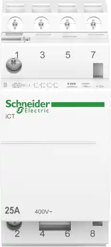 Amazon Schneider Electric A9C20834 Modulaire bescherming ICT, 2 P, 2 NO, 25 A, 220-240 V AC aanbieding