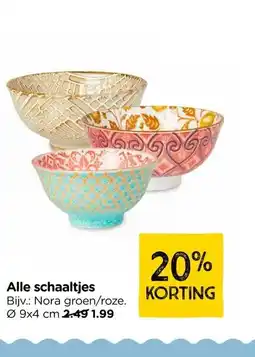 Xenos Alle schaaltjes aanbieding