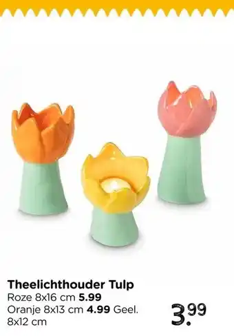 Xenos Theelichthouder Tulp aanbieding