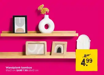 Xenos Wandplank bamboe aanbieding