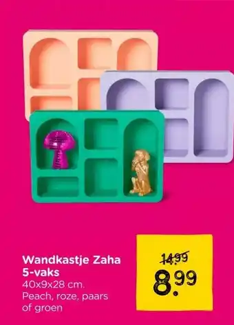 Xenos Wandkastje Zaha 5-vaks aanbieding