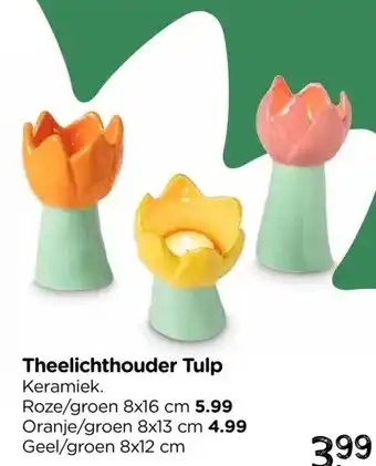 Xenos Theelichthouder Tulp aanbieding