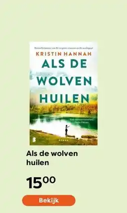 The Read Shop Als de wolven huilen aanbieding