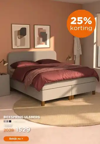 TotaalBED Boxspring Ulsberg aanbieding