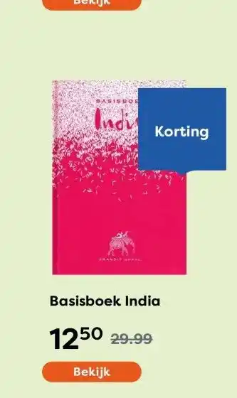 The Read Shop Basisboek India aanbieding