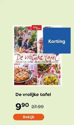 The Read Shop De vrolijke tafel aanbieding