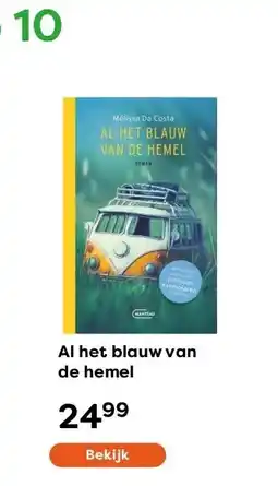 The Read Shop Al het blauw van de hemel aanbieding