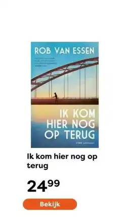 The Read Shop Ik kom hier nog op terug aanbieding