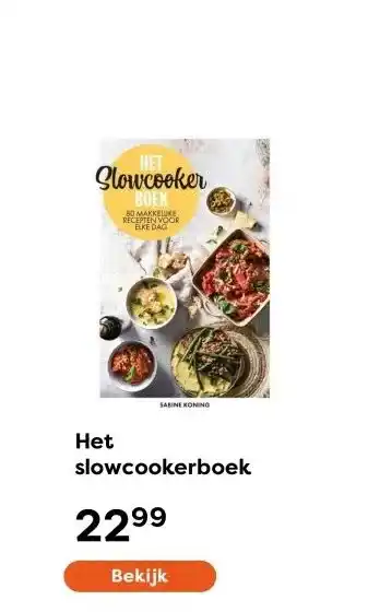 The Read Shop Het slowcookerboek aanbieding