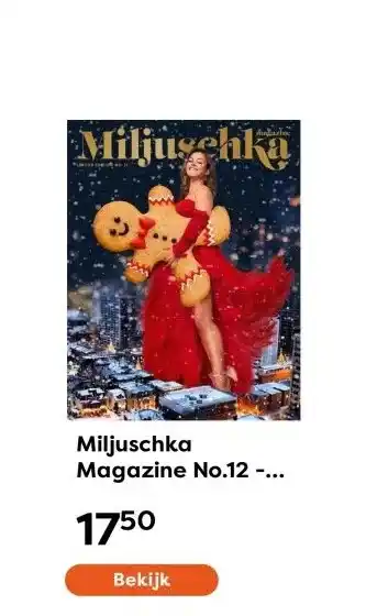 The Read Shop Miljuschka Magazine No.12 - Big American Christmas aanbieding