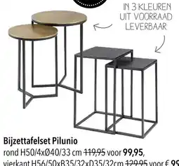 Pronto wonen Bijzettafelset Pilunio aanbieding