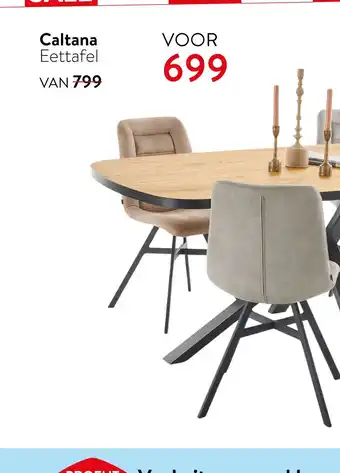 Profijt Meubel Caltana Eettafel aanbieding