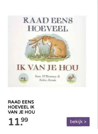 Prenatal Raad eens hoeveel ik van je hou (karton) aanbieding