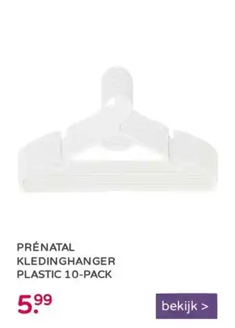 Prenatal Prénatal kledinghanger plastic 10-pack aanbieding