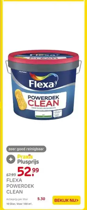 Praxis FLEXA POWERDEK CLEAN aanbieding