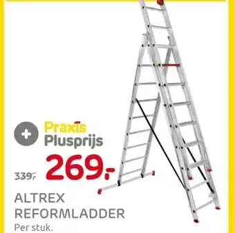 Praxis ALTREX REFORMLADDER aanbieding