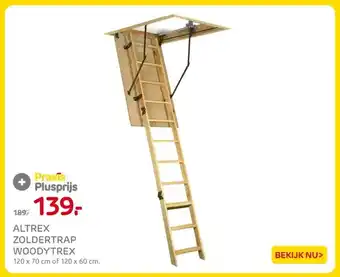 Praxis ALTREX ZOLDERTRAP WOODYTREX aanbieding