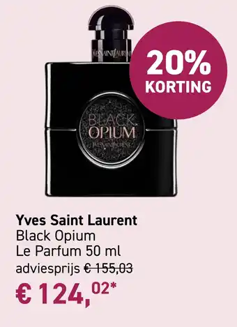 Mooi parfumerie Yves Saint Laurent Black Opium aanbieding