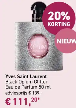 Mooi parfumerie Yves Saint Laurent Black Opium Glitter aanbieding