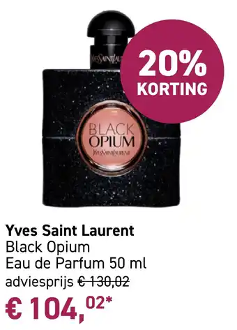 Mooi parfumerie Yves Saint Laurent Black Opium aanbieding