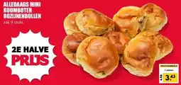 MCD Supermarkt ALLEDAAGS MINI ROOMBOTER ROZIJNENBOLLEN aanbieding