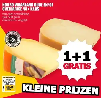 MCD Supermarkt NOORD WAARLAND OUDE EN/OF OVERJARIGE 48+ KAAS aanbieding