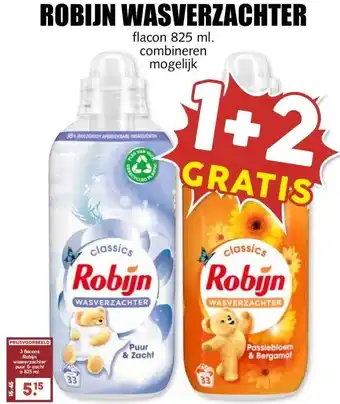 MCD Supermarkt ROBIJN WASVERZACHTER aanbieding