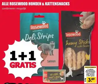 MCD Supermarkt ALLE ROSEWOOD HONDEN & KATTENSNACKS aanbieding