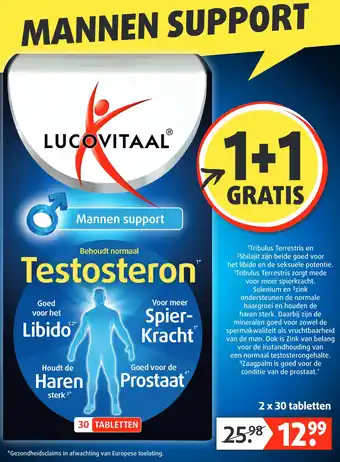 Lucovitaal MANNEN SUPPORT aanbieding