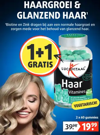 Lucovitaal HAARGROEI & GLANZEND HAAR' aanbieding