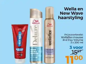 Trekpleister Wella en New Wave haarstyling aanbieding