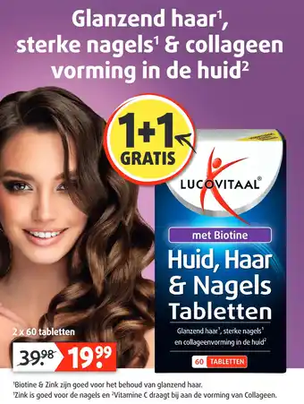 Lucovitaal Huid, Haar & Nagels Tabletten aanbieding