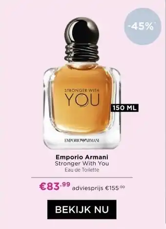 ICI Paris XL Emporio Armani Stronger With You Eau de Toilette aanbieding