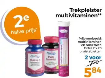 Trekpleister Trekpleister multivitaminen aanbieding