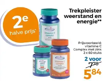 Trekpleister Trekpleister weerstand en energie aanbieding