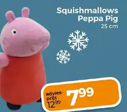 Trekpleister Squishmallows Peppa Pig aanbieding