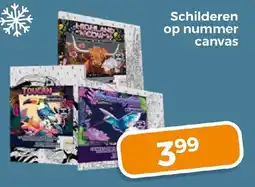 Trekpleister Schilderen op nummer canvas aanbieding