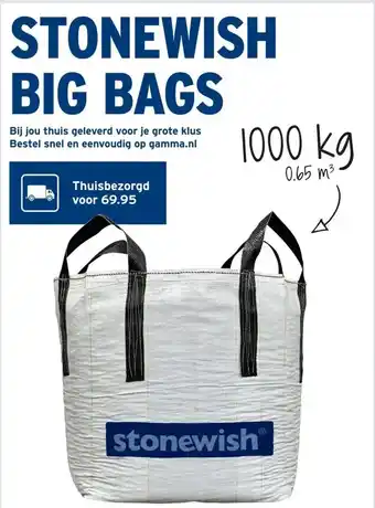 GAMMA STONEWISH BIG BAGS aanbieding